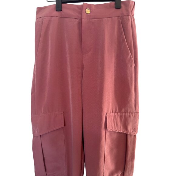 Zara XS Cargo Joggers Mauve - Picture 4 of 13